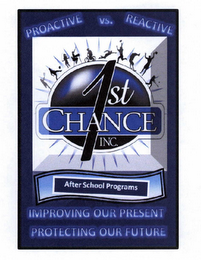 1ST CHANCE INC. YOUTH DEVELOPMENT ORGANIZATION "IMPROVING OUR PRESENT; PROTECTING OUR FUTURE" PROACTIVE VS. REACTIVE