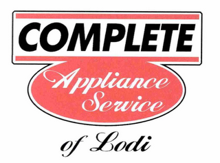 COMPLETE APPLIANCE SERVICE OF LODI