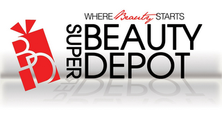 "BD" WHERE BEAUTY STARTS SUPER BEAUTY DEPOT