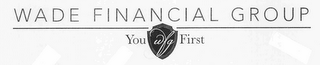 WADE FINANCIAL GROUP YOU FIRST