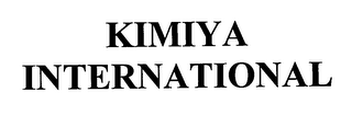 KIMIYA INTERNATIONAL