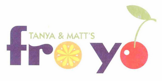 TANYA & MATT'S FRO YO