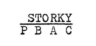 STORKY P B A C