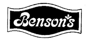 BENSON'S