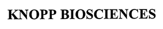 KNOPP BIOSCIENCES