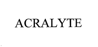 ACRALYTE