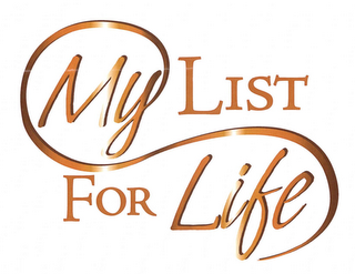 MY LIST FOR LIFE