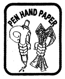 PEN HAND PAPER