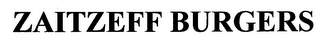 ZAITZEFF BURGERS