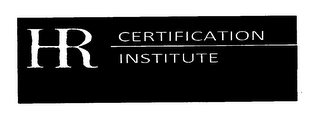 HR CERTIFICATION INSTITUTE