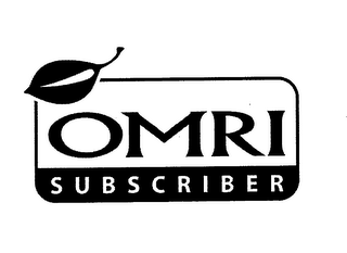 OMRI SUBSCRIBER