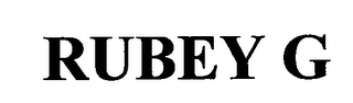 RUBEY G