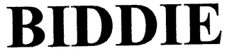 BIDDIE
