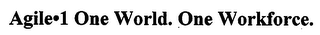 AGILE-1 ONE WORLD. ONE WORKFORCE.