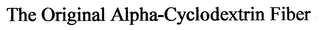 THE ORIGINAL ALPHA-CYCLODEXTRIN FIBER