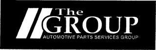 THE GROUP AUTOMOTIVE PARTS SERVICES GROUP