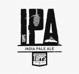 TUPPS IPA INDIA PALE ALE TUPPS BREWERY