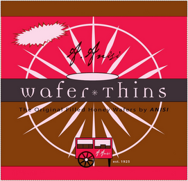 A. ANISI WAFER · THINS THE ORIGINAL HONEY FILLED WAFERS BY ANISI A. ANISI EST. 1925