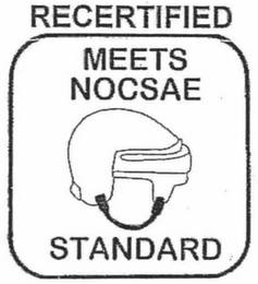 RECERTIFIED MEETS NOCSAE STANDARD