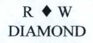 R W DIAMOND