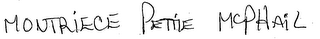 MONTRIECE PETTIE MCPHAIL