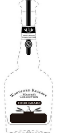 HAND CRAFTED IN SMALL BATCHES L G WOODFORD RESERVE MASTER S COLLECTION FOUR GRAIN COPPER POT DISTILLED