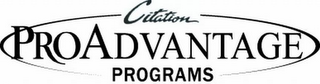 PROADVANTAGE CITATION PROGRAMS