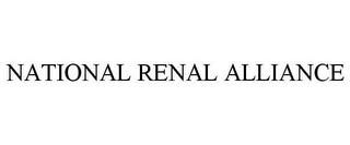 NATIONAL RENAL ALLIANCE