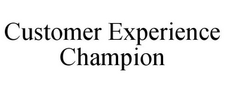 CUSTOMER EXPERIENCE CHAMPION