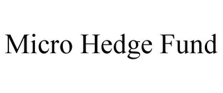 MICRO HEDGE FUND