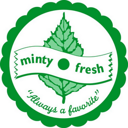 MINTY FRESH "ALWAYS A FAVORITE"