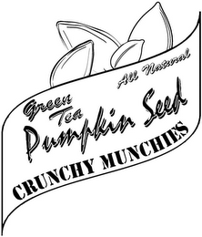 ALL NATURAL GREEN TEA PUMPKIN SEED CRUNCHY MUNCHIES