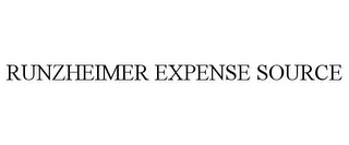 RUNZHEIMER EXPENSE SOURCE