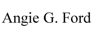 ANGIE G. FORD