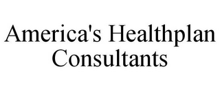 AMERICA'S HEALTHPLAN CONSULTANTS