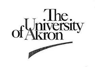 THE UNIVERSITY OF AKRON