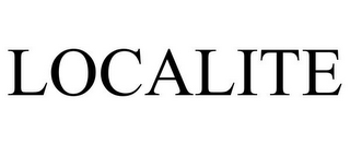 LOCALITE