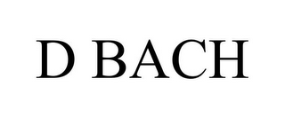 D BACH