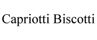 CAPRIOTTI BISCOTTI