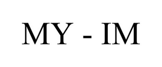 MY - IM