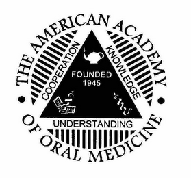 THE AMERICAN ACADEMY OF ORAL MEDICINE FOUNDED 1945 COOPERATION KNOWLEDGE UNDERSTANDING