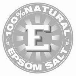 E 100% NATURAL EPSOM SALT