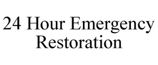 24 HOUR EMERGENCY RESTORATION