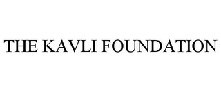 THE KAVLI FOUNDATION