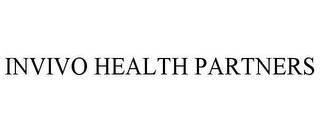 INVIVO HEALTH PARTNERS