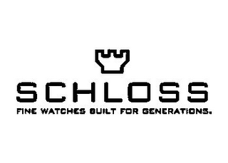 SCHLOSS FINE WATCHES BUILT FOR GENERATIONS.
