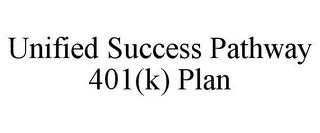 UNIFIED SUCCESS PATHWAY 401(K) PLAN