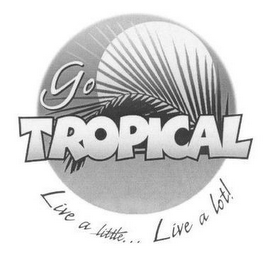 GO TROPICAL LIVE A LITTLE...LIVE A LOT!