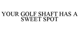 YOUR GOLF SHAFT HAS A SWEET SPOT