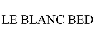 LE BLANC BED